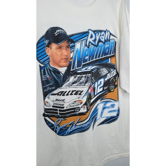Ryan Newman Alltel Racing NASCAR Men's XL T Shirt Double Sided #12 Chase Tag - Picture 3 of 7